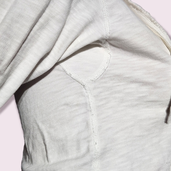 J. Crew Women’s French Terry Distressed Hoodie, Size XS - Picture 7 of 9